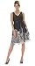 Apparel : ADRIANNA PAPELL SILK ORGANZA BORDER DRESS