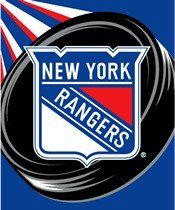 New York Rangers 50"x60" Royal Plush Raschel Throw Blanket - Hockey Sports Merchandise