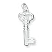 Sterling Silver Key Pendant with 20 inch Sterling Silver Chain