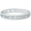 Phiten Sport Type Bracelet, Clear White
