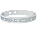 Phiten Sport Type Bracelet, Clear White