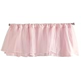 Tadpoles Layered Tulle Window Valance in Pink by Tadpoles