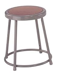 Lab Stool - 18" Stool with Hardboard Seat - National Public Seating - 6218