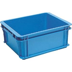 【クリックで詳細表示】DIC DA型コンテナDA-17 外寸：W405×D320×H170 青 DA-17B(ブルー)