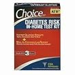 Choice Diabetes Risk In Home Test Kit 1 kit