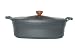 Lafont 8-Quart Oval French Oven, Country Black