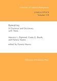 Kawaiisu : a grammar and dictionary with texts