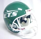 New York Jets 1977-89 Throwback Pro Line Helmet Features Official Team Decals