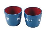 パール金属 風涼 そば猪口 2個組 (流水) H-5088