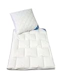 Produkt-Bild: f.a.n. Frankenstolz 5081D-09012-10 Betten-Set Thermomed, bestehend aus Steppbett 135 x 200 cm und Kissen 080 x 080 cm