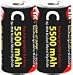 CTA DIGITAL 2-C Size 5500 mAh NiMH Rechargeable Batteries