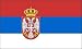 Serbia Republic (with Crest) Flag 5ft x 3ft