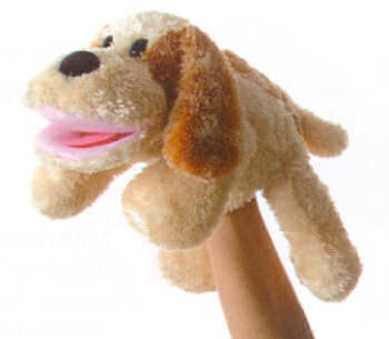Childrens Toyshop  Toys : Plush Scruff Dog Body Puppet 14"