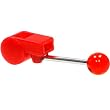 Red Flexi Whistle Barbell Tongue Ring
