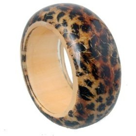 Translucent Wood with Resin Bangle Bracelet
