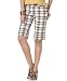 AGB Plaid Cuffed Shorts