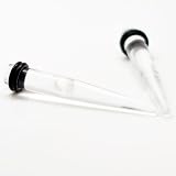 Clear Ear Taper & Stretcher Gauge Ear Plugs ~ 7/16' ~ 11mm ~ Sold as a Pair