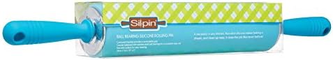 Silpin Blue Ball Bearing Silicone 21" Rolling Pin