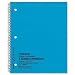 Rediform 3-Subject Wirebound Notebook, College Rule, Letter Size (8.5 x 11), White, 150 Sheets (33386)