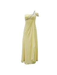 Chiffon One Shoulder Evening Dress/Bridesmaid Dress/Maxi Dress 