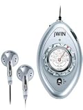 Jwin JXM3SIl Mini Am/Fm Pocket Radio In Silver