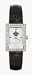New Orleans Saints Ladies Allure Black Leather Strap Watch