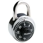 Master Lock 1500D Dial Combination Lock, 1-7/8-Inch, Black