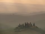 IMAGE OF Landscape Near San Quirico D'Orcia, Tuscany, Italy, Europe Stretched Canvas Poster Print by Patrick Dieudonne, 40x30