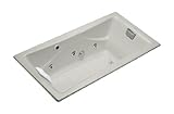 Kohler Whirlpool Bath Tub K-865-N1-95. 71 3/4'' L x 36'' W x 20 7/8'' H, Ice Grey