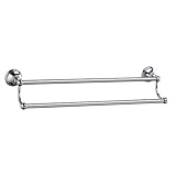 Gatco 4584 Laurel Avenue 24-Inch Double Towel Bar, Polished Nickel
