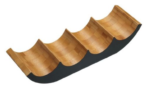 Java Collection Bamboo Wine Rack, 35cm x 10cm x 6cm, Sleeved