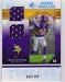 2009 SP Threads Rookie Threads Dual Swatch #PH Percy Harvin - Minnesota Vikings (Rookie Insert - Piece of Authentic Jersey - Serial #d to 299) (Football Cards)