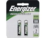 Energizer NH12BP-2 AAA Nickel Rechargeable Battery (2-Pack)