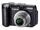 Canon PowerShot A640 Digital Camera - Black (10.0MP, 4x Optical Zoom) 2.5" LCD