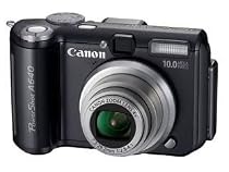 Canon PowerShot A640 Digital Camera - Black (10.0MP, 4x Optical Zoom) 2.5" LCD