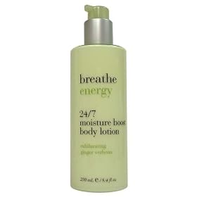 Bath & Body Works Breathe Energy 24/7 Moisture Boost Body Lotion - Exhilarating Ginger Verbena 8.4 oz