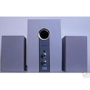 AOpen MA-691 - PC multimedia speakers - 3 Watt - 6 Watt (total) - coal gray 