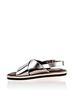 SOTO ALTO Sandalias planas (Plomo)