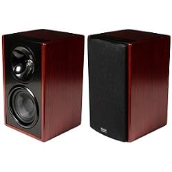Klipsch WB-14 Icon W Series Furniture-Grade Bookshelf Speakers (Cabernet, Pair)