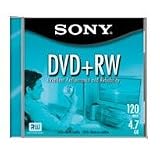 Sony DVD+RW 4X 4.7 GB Rewriteable (5-Pack)