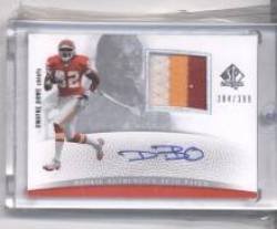 2007 SP Authentic #294 Dwayne Bowe - Kansas City Chiefs (RC - Rookie Card - Autographed - Piece of Jersey - Serial #'d to 399)(Football Cards)