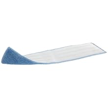 Wilen C106020, Super Pro Rayon Microfiber Finish Flat Mop Refill, 20" Length x 5" Width, Blue (Case of 6)