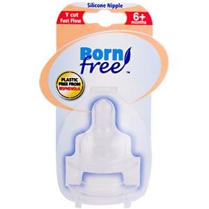 BORN FREE Nipples, Y-Cut, 2 pack. This multi-pack contains 2 packs.