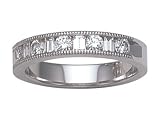 0.65 cts Baguette Diamonds Band - Platinum, 18kt White or Yellow Gold