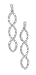 Sterling/Diamond Braid Earrings .25 TW SW-332