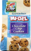 Mi-Del Gluten Free Cookies Chocolate Chip -- 8 oz