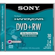 Sony 3" Rewritable DVD+RW for Camcorders - 3pk