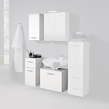 dasofa Badprogramm Beatrice (Set Hängeschrank H35 + Unterschrank U35 + Unterbeckenschrank)