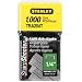 Stanley TRA204T 1/4-Inch Light Duty Staples, 1,000-Count