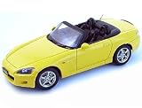 Die-cast Model Honda S2000 (right hand drive) (1:18 scale in Yellow)